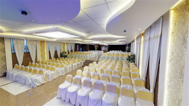4th Floor Galleria hall at GM Rejoyz set for an evening event