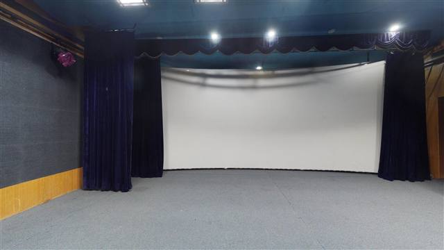 Digital Auditorium interior at GM Rejoyz