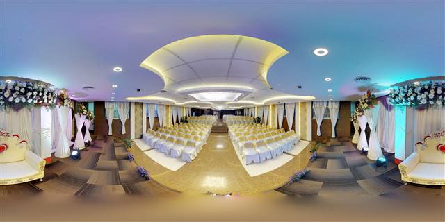 360 degree view of the 4th Floor Banquet hall at GM Rejoyz